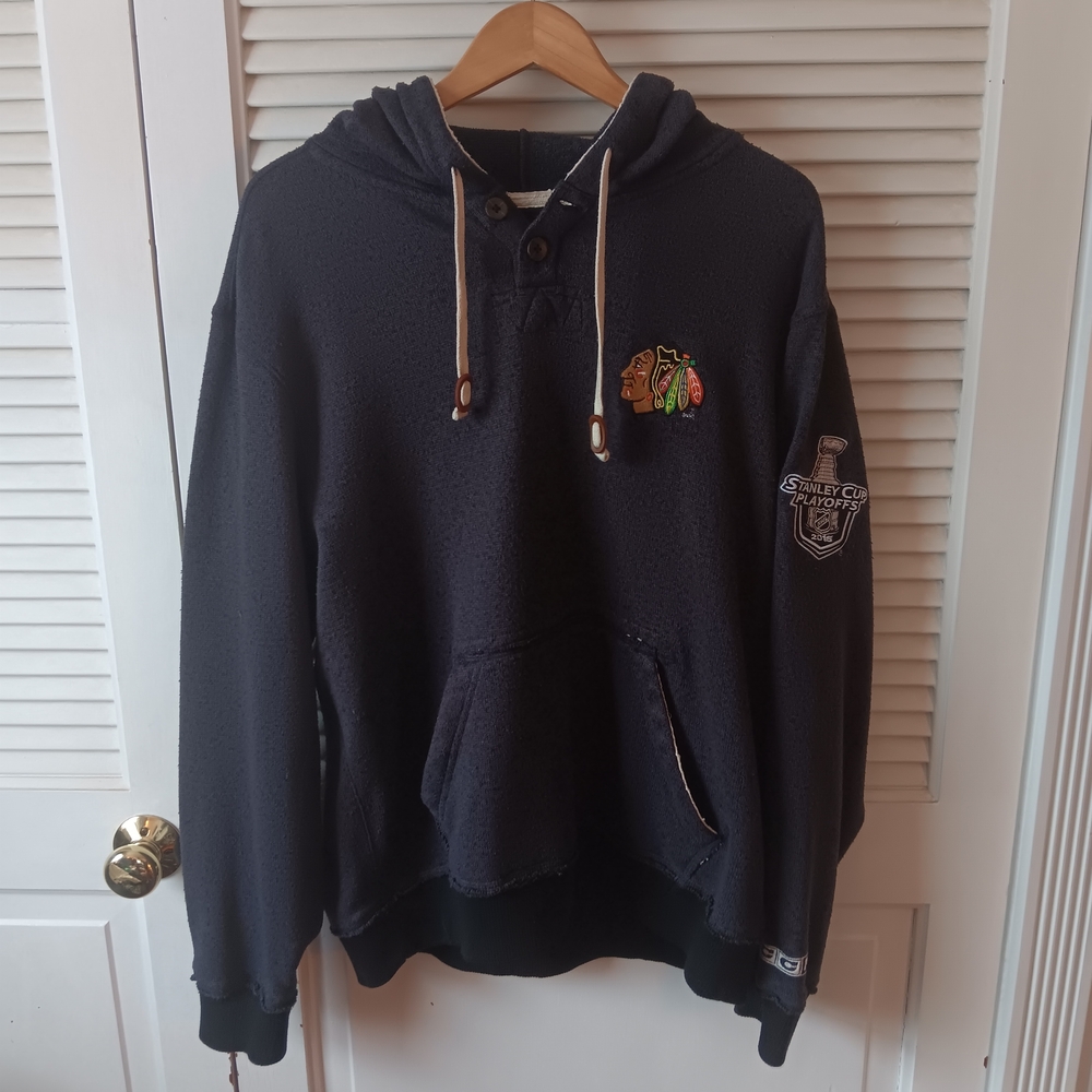 2015 Chicago Blackhawks NHL Playoffs Black Hoodie by CCM